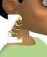 Oto's x-mas CARD tree earring