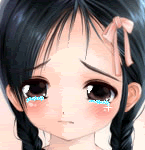 anime girl crying