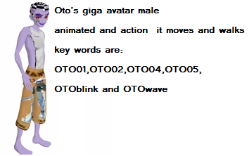 Oto's giga furry avatar(M), key words are: OTO01,OTO02,OTO04,OTO05,OTOblink and OTOwave