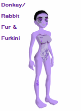 Oto's Donkey/rabbit  fur&amp;furkini