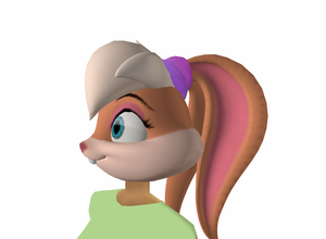 Oto's Lola bunny head