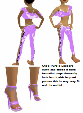 Oto's purple leopard