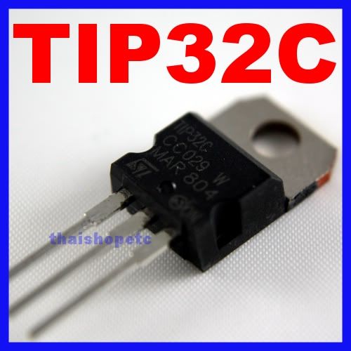 5 x TIP32C TRANSISTOR PNP 100V 3A