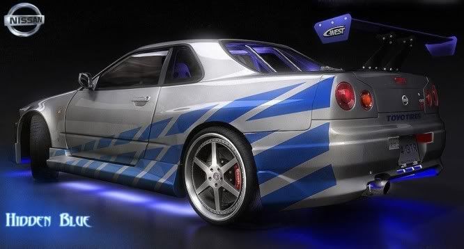 Nissan skyline from 2fast 2furious #9