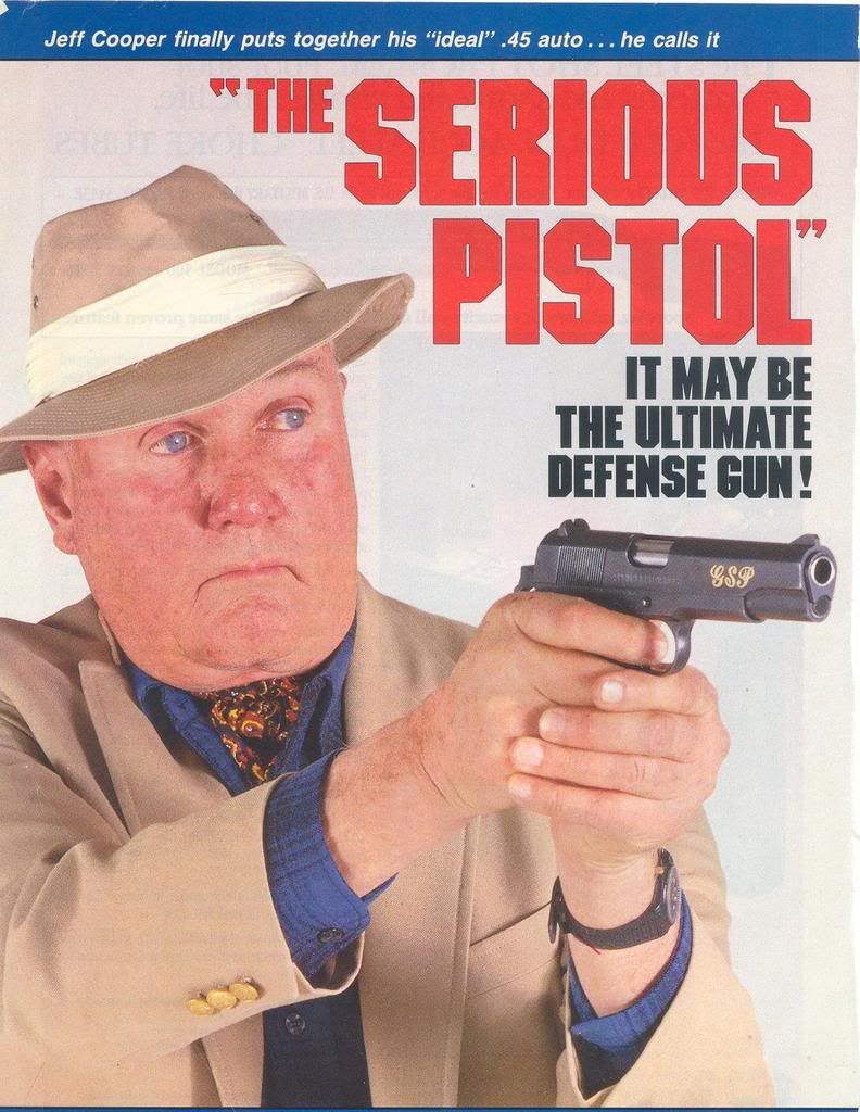 &#39;87 G&amp;A article, &quot;The Serious Pistol&quot; <b>Jeff Cooper</b> - gsp1