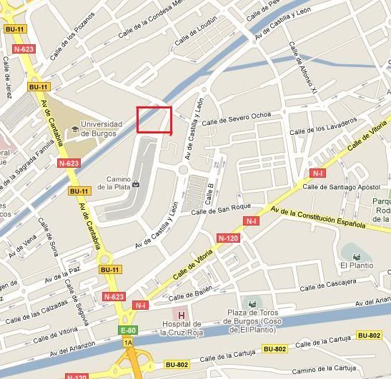 mapa río vena