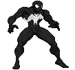 symbiote spiderman, marvel, mugen