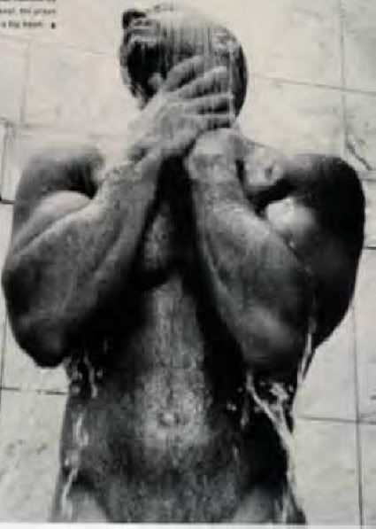 vin diesel in shower