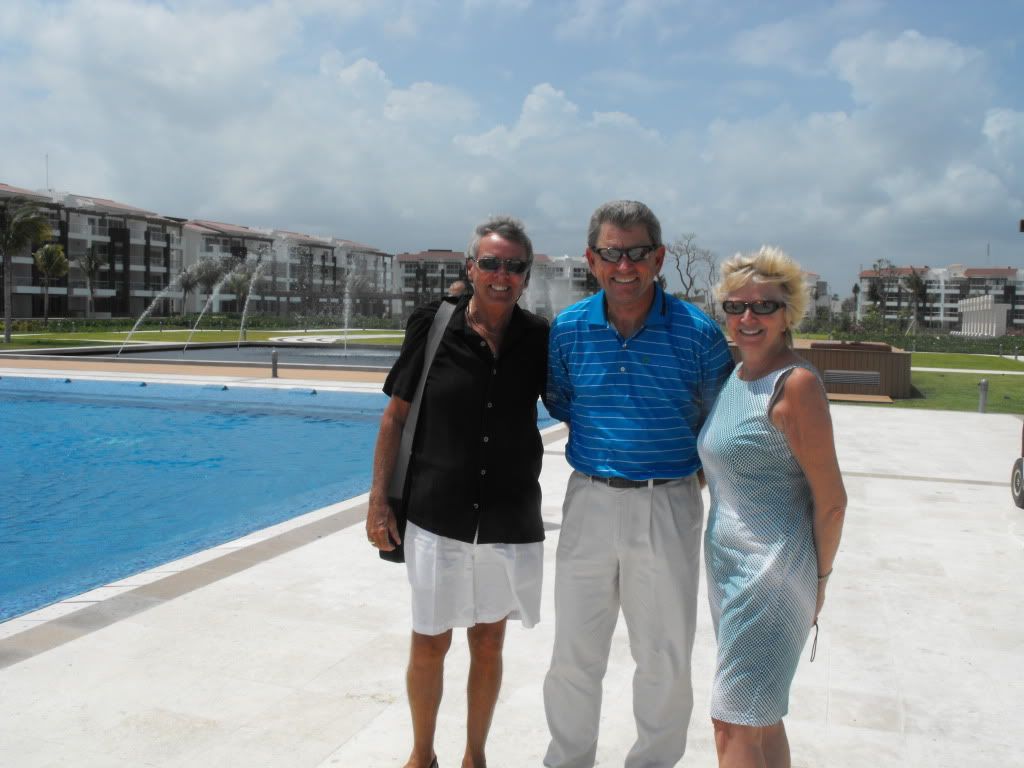 Trish Youngstrum & Bob Hyde with Professional Golfer Nick Price