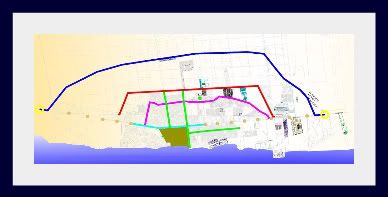 Playa del Carmen City Development Map