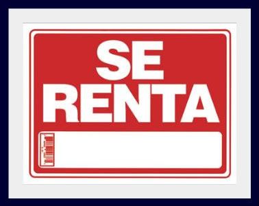 Mexico for Rent Sign