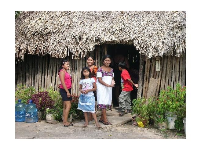 Mayan Family in Tulum Mayan civilization Dec 21 2012