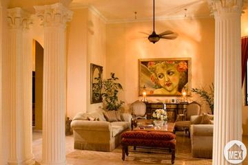 Beautiful living room in Merida home in Merida