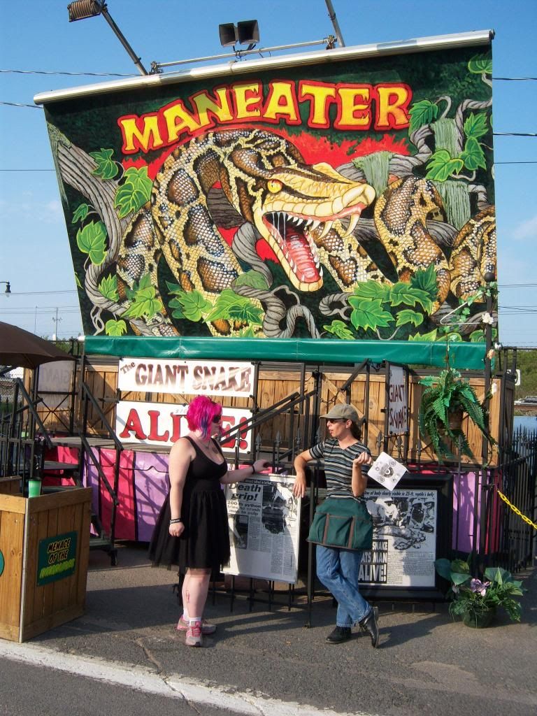 New York State Fair 2012 - Maneater snake