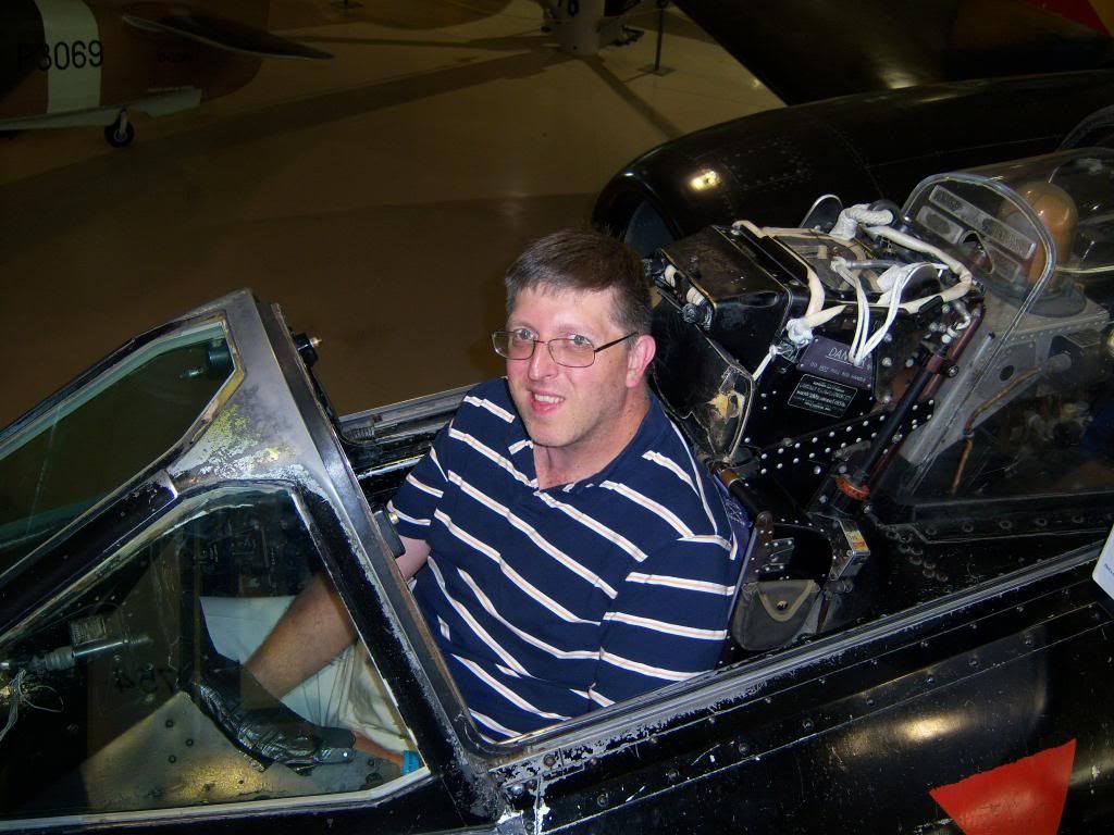 Canadian Warplane Exhibit - in cockpit of Avro Canada CF100 MK 5D