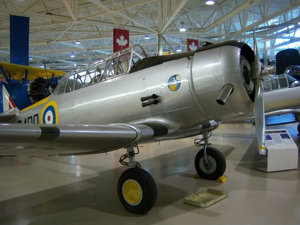 Canadian Warplane Exhibit - North American Yale