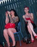 tattoo girls at show