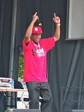 DJ Rob Base hands up