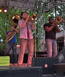 Red Baraat horns right