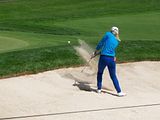 sand trap shot @ LPGA