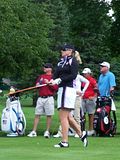 Kristy McPherson tee off at 17th @ LPGA