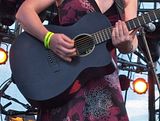 Ambre McLean heart guitar - Burlington Sound Of Music Festival