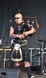 Loaded Dice bagpiper - Burlington Sound Of Music Festival