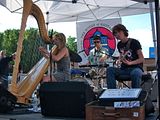 Mikaela Davis @ Boulder Music Festival and band
