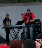 Elvis Crespo @ Puerto Rican Festival smiling