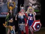 2012 Toronto Fan Fest - Loki, Thor and Captain America