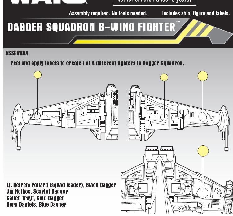 star wars dagger squadron b wing fighter