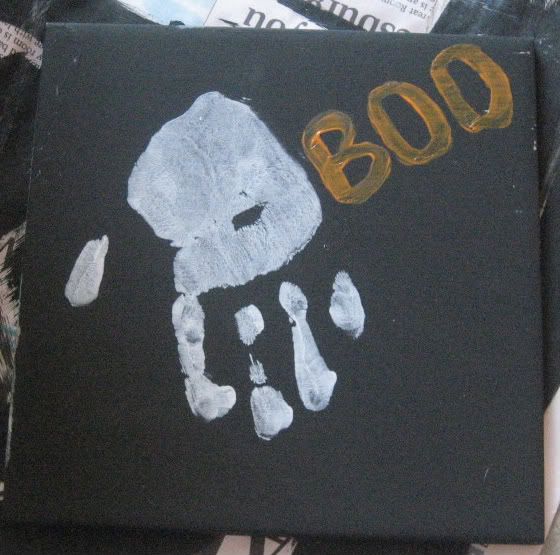 This is before adding his name, year and the ghosts eyes. But you get the idea.