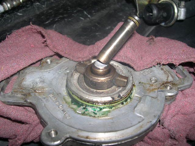 Bent dist. and broken heater valve