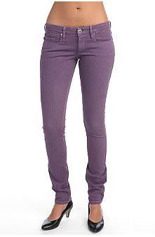UO Purple Blank Skinny Studded Jeans