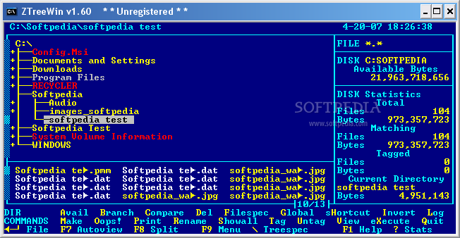 ZTreeWin 1.72
