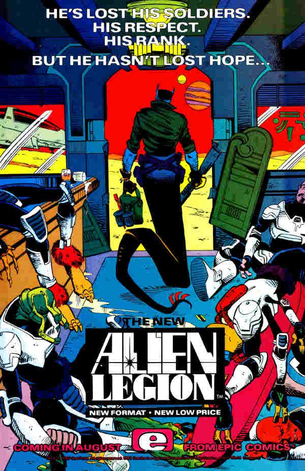 1987 Epic Comics "The New Alien Legion" Ad Photo by nurgh ...