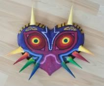 paper mache majora's mask