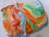 Sorbet<BR> One Size Fitted Diaper <BR> Bamboo/OBV