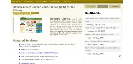 Botanic Choice Coupons & Special Offers
