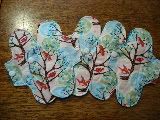 Set of 5 Feathered Friends Pantyliners