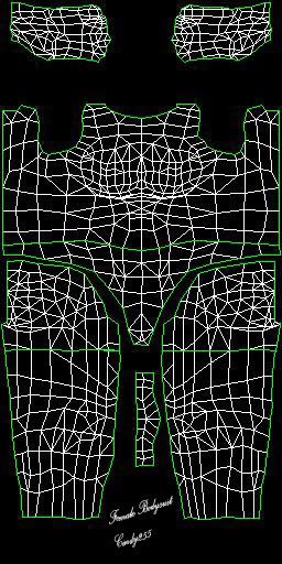 fem bodysuit map
