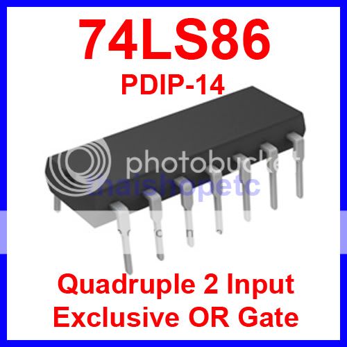 SN74LS86 74LS86 Quadruple 2 Input Exclusive OR Gate  