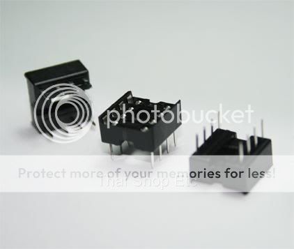 10 pcs. 8 pin DIP IC Sockets Adaptor Solder Type  