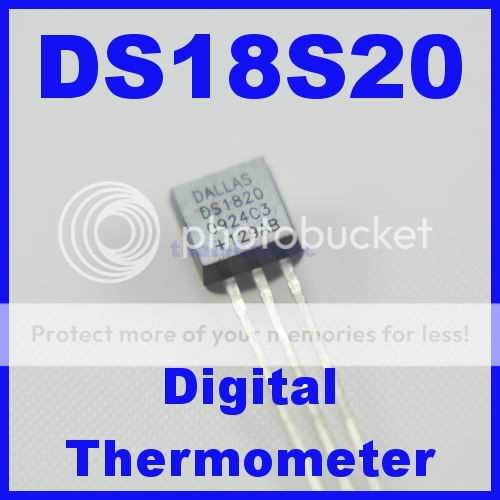 pcs DS18S20 DS1820 1 Wire Digital Thermometer Dallas  