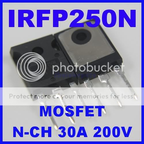 10 x IRFP250 IRFP250N MOSFET N Channel 30A 200V  