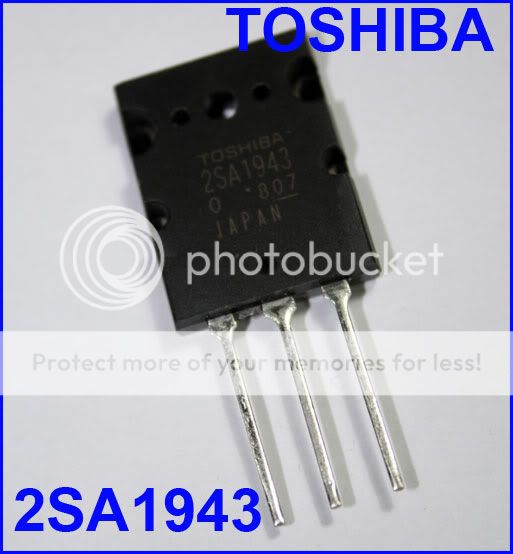 pc of 2SA1943 PNP 230V 15A 150W Hi Fi Amplifier TOSHIBA