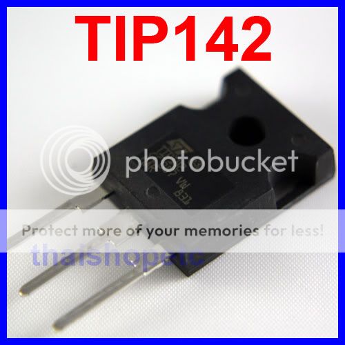 10 x TIP142 TRANSISTOR NPN DARLINGTON 100V 10A  