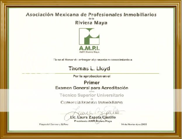 AMPI recognition of exam