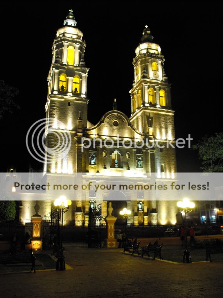 Campeches Cathedral, on the Yucatan Peninsula
