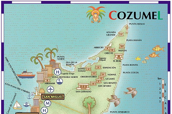 Cozumel Map